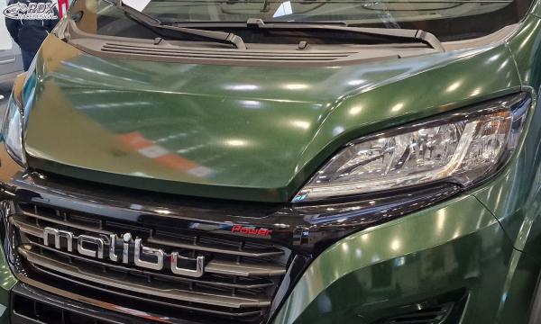 RDX Scheinwerferblenden für FIAT Ducato (250 / 2014+) & CITROEN Jumper (Y, 250L / 2014+) & OPEL Movano (Y / 2021+) & PEUGEOT Boxer (Y / 2014+) & TOYOTA ProAce Max (T / 2024+) & RAM ProMaster (2013+) schwarz glänzend Böser Blick