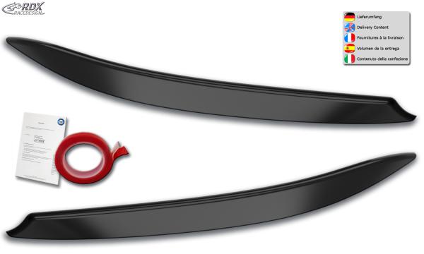 RDX Scheinwerferblenden für MERCEDES A-Klasse W 176 245G (2012+) Böser Blick