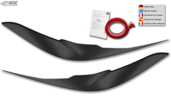 RDX Scheinwerferblenden für BMW X2 (F2X / F39 / 2017+) Böser Blick