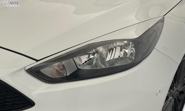 RDX Scheinwerferblenden für FORD Focus 3 Facelift (2015+) Böser Blick