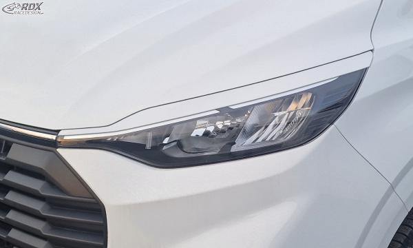 RDX Scheinwerferblenden für FORD Transit Custom & Tourneo Custom (für Halogen, 2023-heute) Böser Blick
