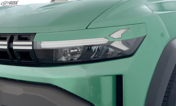 RDX Scheinwerferblenden für DACIA Duster III DJF (Mod. 2024-heute) & Bigster DJF (Mod. 2025-heute) Böser Blick