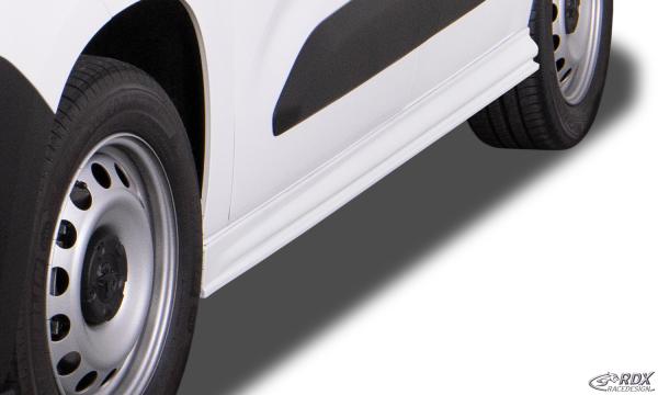RDX Seitenschweller für CITROEN Berlingo, PEUGEOT Partner & Rifter, OPEL Combo, TOYOTA ProAce City (Typ E, 2018+) "Edition"