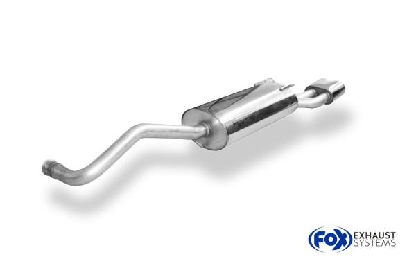 Fox Endschalldämpfer für Renault 19 – 160x80 mm (Typ 53)