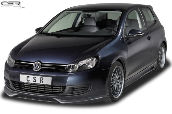 CSR Scheinwerferblenden für VW Golf 6 SB030-L schwarz matt (Lackierung erforderlich)