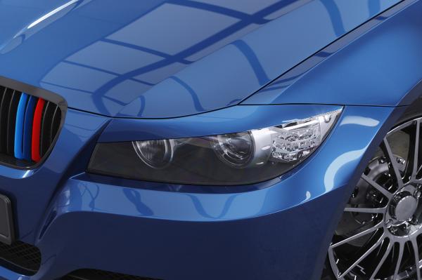 CSR Scheinwerferblenden für BMW E90 / E91 3er SB056