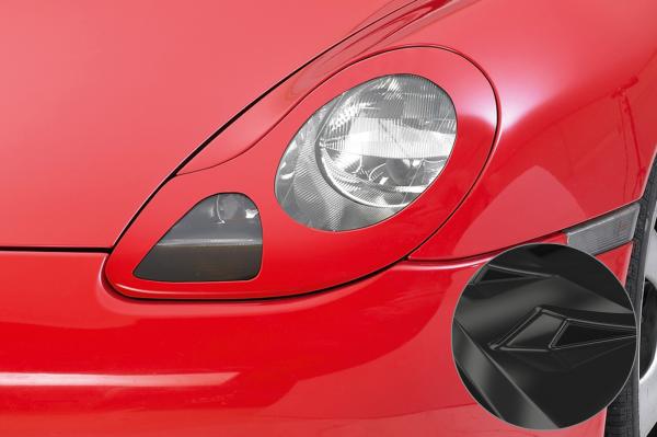 CSR Scheinwerferblenden für Porsche Boxster 986 und für 911/996 SB145-G Glossy schwarz glänzend (keine Lackierung erforderlich)
