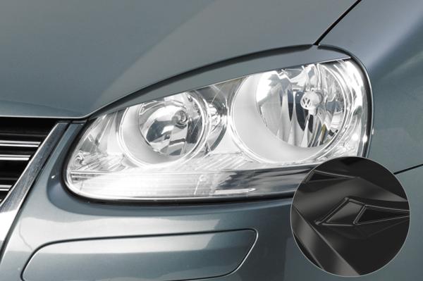 CSR Scheinwerferblenden für VW Golf 5 / Jetta 5 SB160-G Glossy schwarz glänzend (keine Lackierung erforderlich)