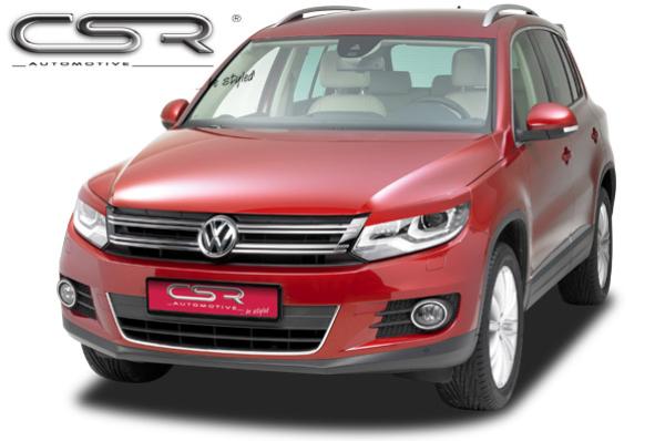 CSR Scheinwerferblenden für VW Tiguan I (5N) SB170-G Glossy schwarz Hochglanz (keine Lackierung erforderlich)