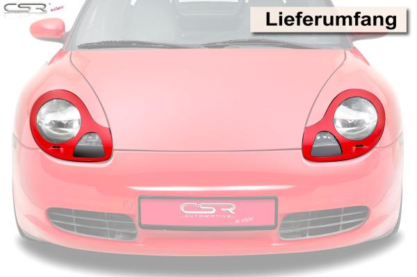 CSR Scheinwerferblenden für Porsche Boxster 986 und für 911/996 SB184-L Lackierung erforderlich (schwarz matt)