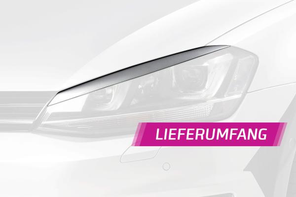 CSR Scheinwerferblenden für VW Golf 7 (Typ AU) SB191-G Glossy schwarz glänzend (keine Lackierung erforderlich)