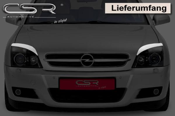 CSR Scheinwerferblenden Carbon Look für Opel Vectra C / Signum SB193-C Carbon Look glänzend (keine Lackierung erforderlich)