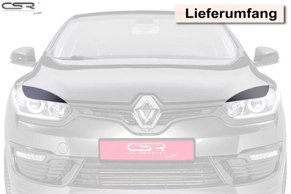 CSR Scheinwerferblenden für Renault Megane III 3 SB247