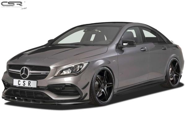 CSR Scheinwerferblenden für Mercedes-Benz CLA X117 / C117 SB283-L Lackierung erforderlich (schwarz matt)