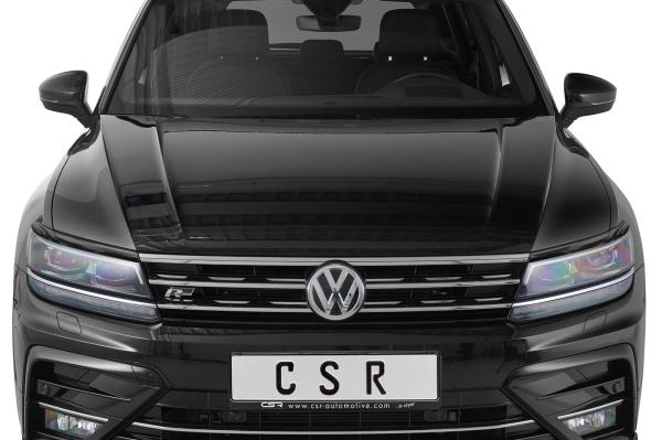 CSR Scheinwerferblenden für VW Tiguan II (Typ AD1) SB286-G Glossy schwarz glänzend (keine Lackierung erforderlich)
