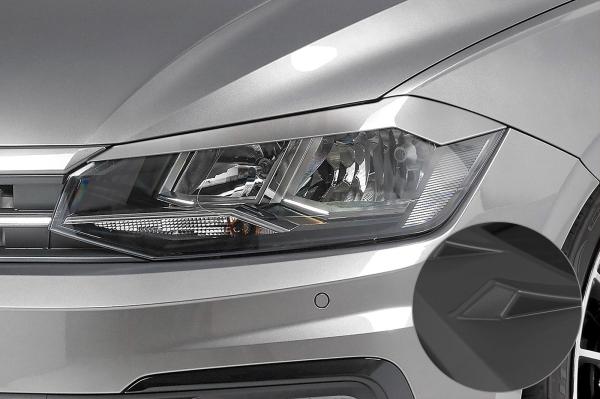 CSR Scheinwerferblenden für VW Polo VI (Typ AW) SB287-L schwarz matt (Lackierung erforderlich)