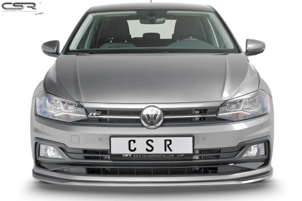 CSR Scheinwerferblenden für VW Polo VI (Typ AW) SB287-L schwarz matt (Lackierung erforderlich)