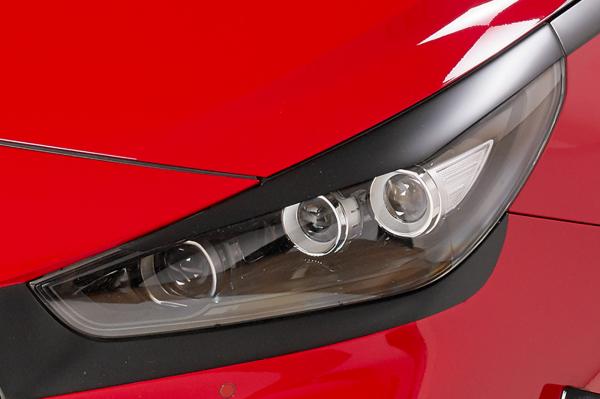 CSR Scheinwerferblenden für Hyundai I30 (PD) SB297-L schwarz matt (Lackierung erforderlich)