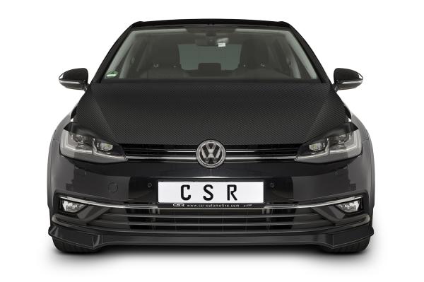 CSR Scheinwerferblenden für VW Golf 7 (Typ AU) SB301-L Lackierung erforderlich (schwarz matt)