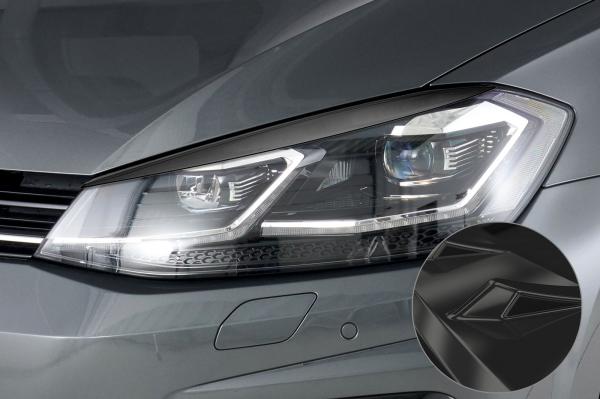 CSR Scheinwerferblenden für VW Golf 7 (Typ AU) SB304-G Glossy schwarz Hochglanz (keine Lackierung erforderlich)