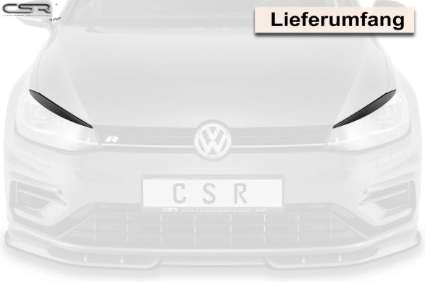CSR Scheinwerferblenden für VW Golf 7 (Typ AU) SB304-G Glossy schwarz Hochglanz (keine Lackierung erforderlich)