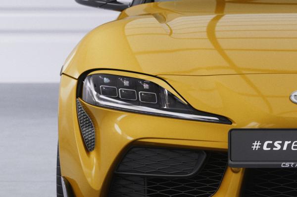 CSR Scheinwerferblenden für Toyota GR Supra (A90) SB313-G Glossy schwarz Hochglanz (keine Lackierung erforderlich)