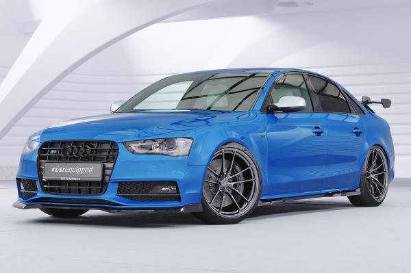 CSR Schwanenhals Heckflügel mit ABE für Audi A4 / S4 B8 (Typ 8K) Limousine SHF041-D02