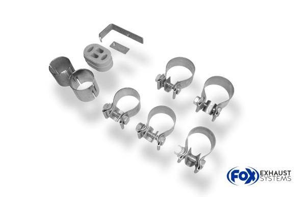 Fox Endschalldämpfer für VW Bora 1J/ Bora Variant 1J – Ausgang rechts/links – 135x80 mm (Typ 53)