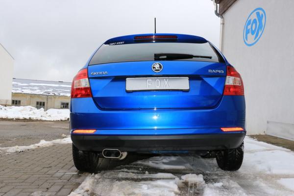 Fox Endschalldämpfer für Skoda Rapid Spaceback – 150x70 mm (Typ 52)