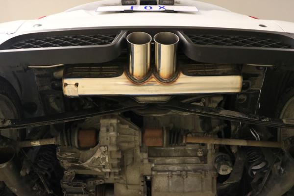 Fox Endschalldämpfer für Smart Fortwo Coupe 451 mit Brabus Stoßstange – Ausgang mittig – 2x80 mm (Typ 14)