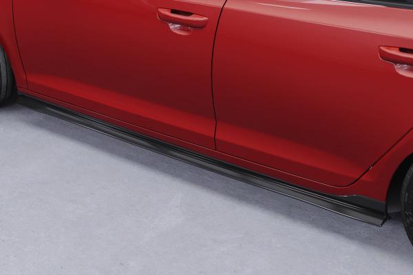 CSR Seitenschweller mit ABE für VW Golf 6 SS460-L schwarz matt (Lackierung erforderlich)