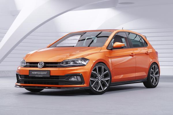 CSR Seitenschweller mit ABE für VW Polo VI 2G Typ AW SS462-C Carbon Look Hochglanz (keine Lackierung erforderlich)
