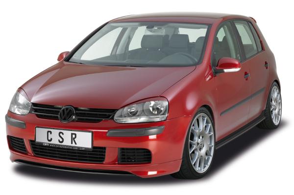 CSR Seitenschweller mit ABE für VW Golf V Typ 1K SS464-L schwarz matt (Lackierung erforderlich)