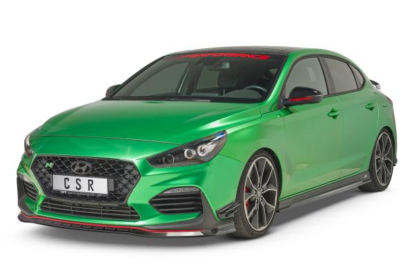 CSR Seitenschweller mit ABE für Hyundai I30 N (PD) SS473-L schwarz matt (Lackierung erforderlich)