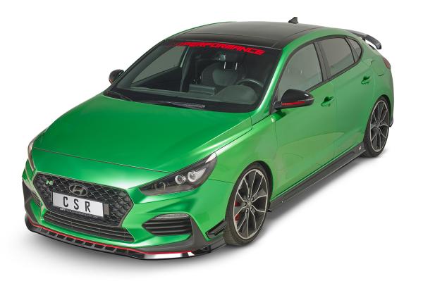 CSR Seitenschweller mit ABE für Hyundai I30 N (PD) SS473-L schwarz matt (Lackierung erforderlich)