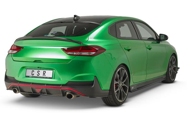 CSR Seitenschweller mit ABE für Hyundai I30 N (PD) SS473-L schwarz matt (Lackierung erforderlich)