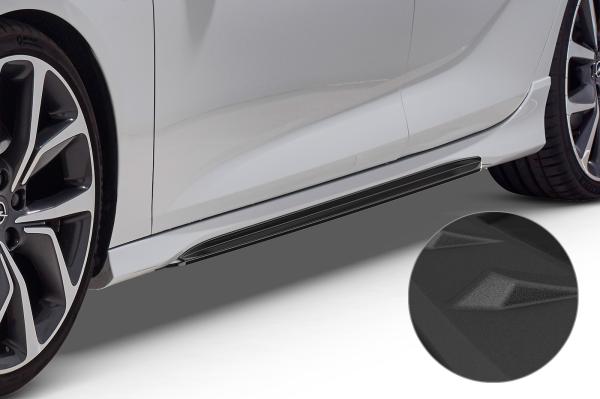 CSR Seitenschweller mit ABE für Opel Insignia B GSI / GS Line Plus SS477-S schwarz matt strukturiert (keine Lackierung erforderlich)