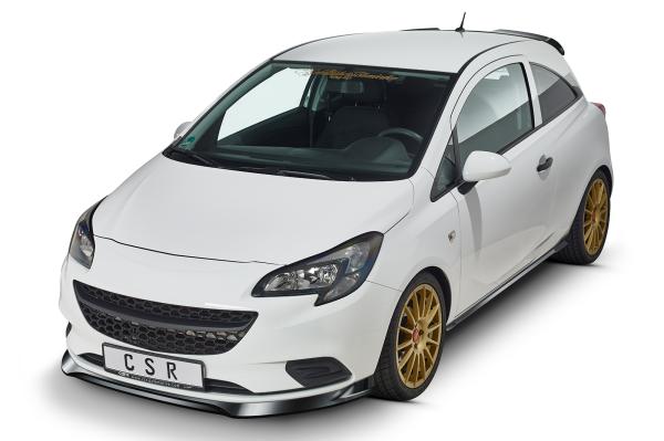 CSR Seitenschweller mit ABE für Opel Corsa E 3-Türer SS479-M Carbon Look matt strukturiert (keine Lackierung erforderlich)
