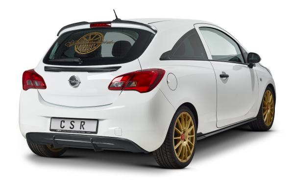 CSR Seitenschweller mit ABE für Opel Corsa E 3-Türer SS479-M Carbon Look matt strukturiert (keine Lackierung erforderlich)