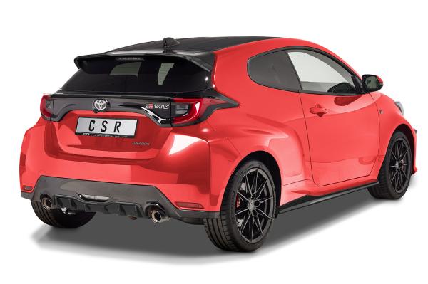 CSR Seitenschweller mit ABE für Toyota GR Yaris (XP21) SS481-G Glossy schwarz Hochglanz (keine Lackierung erforderlich)