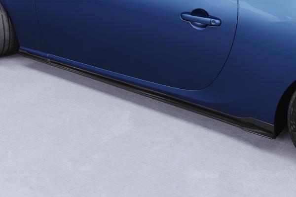 CSR Seitenschweller mit ABE für Toyota GT86 (ZN6) SS482-L schwarz matt (Lackierung erforderlich)