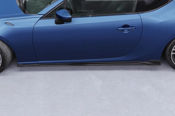 CSR Seitenschweller mit ABE für Toyota GT86 (ZN6) SS482-L schwarz matt (Lackierung erforderlich)