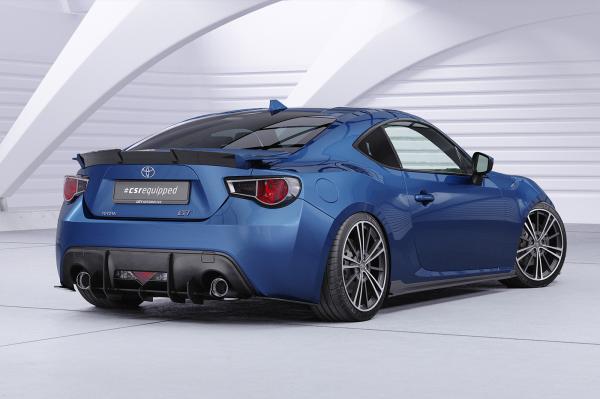 CSR Seitenschweller mit ABE für Toyota GT86 (ZN6) SS482-L schwarz matt (Lackierung erforderlich)