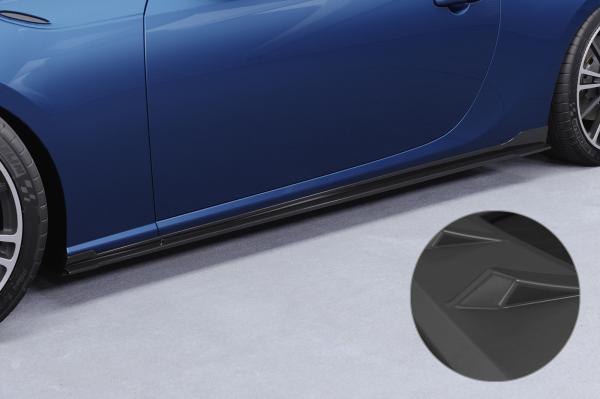 CSR Seitenschweller mit ABE für Toyota GT86 (ZN6) SS482-L schwarz matt (Lackierung erforderlich)