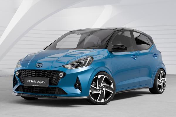 CSR Seitenschweller mit ABE für Hyundai i10 (3. Generation) SS483-S schwarz matt strukturiert (keine Lackierung erforderlich)