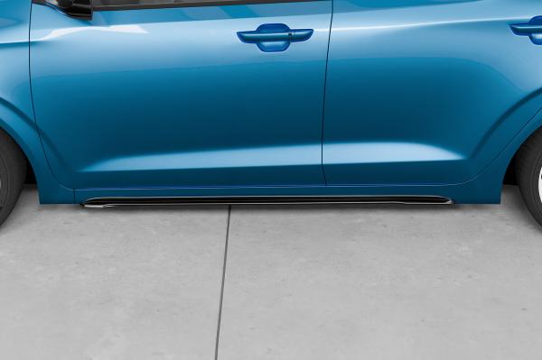 CSR Seitenschweller mit ABE für Hyundai i10 (3. Generation) SS483-S schwarz matt strukturiert (keine Lackierung erforderlich)