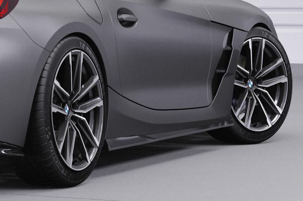CSR Seitenschweller mit ABE für BMW Z4 (G29) M-Paket / M40i SS486-C Carbon Look Hochglanz (keine Lackierung erforderlich)