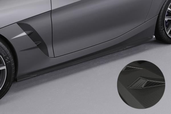 CSR Seitenschweller mit ABE für BMW Z4 (G29) M-Paket / M40i SS486-M Carbon Look matt strukturiert (keine Lackierung erforderlich)
