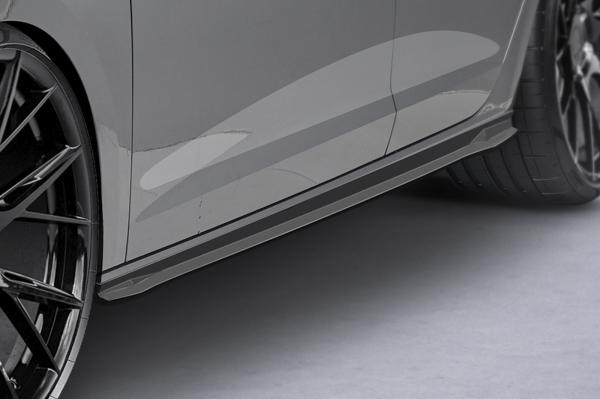 CSR Seitenschweller mit ABE für Seat Leon 3 (Typ 5F) Cupra/FR SS488-L Lackierung erforderlich (schwarz matt)