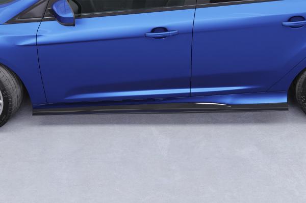 CSR Seitenschweller mit ABE für Ford Focus MK3 ST/ST-Line SS489-L schwarz matt (Lackierung erforderlich)
